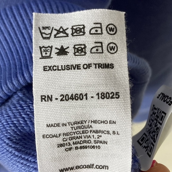 BNWT Ecoalf Men's Sweatshirt - 'Because There Is No Planet B' Slogan - Size XL - Picture 13 of 16